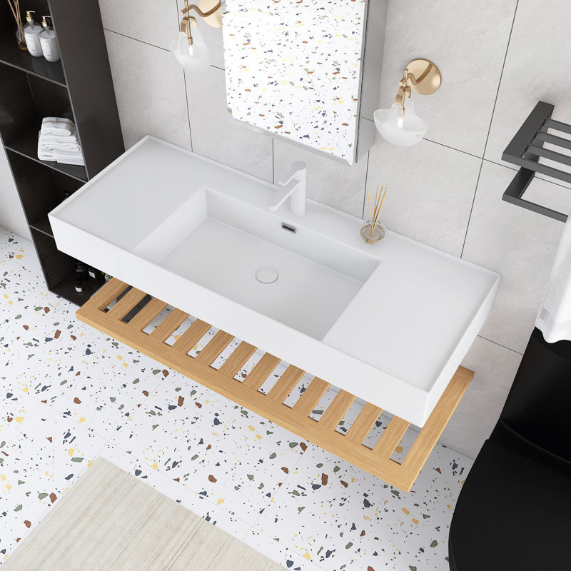 Ebern Designs 48" Bathroom Vanity With Sink | Wayfair